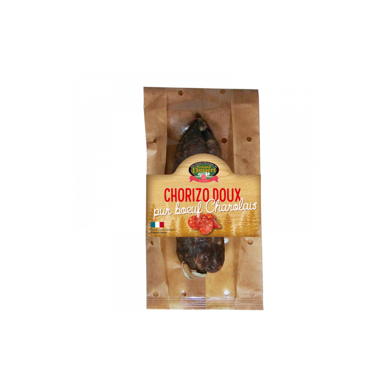 Chorizo doux pur bœuf charolais 200g Chorizo doux pur bœuf charolais 200g